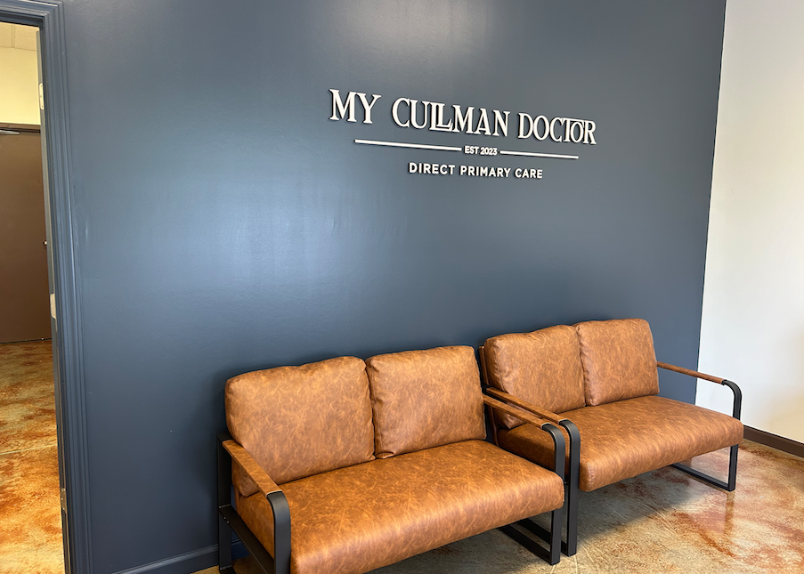 Interior Wall Entrance Sign